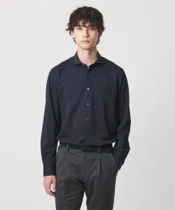 Рубашка Royal Oxford с отложным воротником, удобная модель, антибактериальная и дезодорирующая United Arrows, цвет Navy