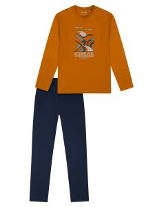 Пижама SCHIESSER  Nightwear, оранжевый