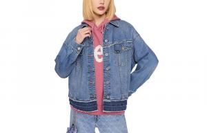 Lee Джинсовая куртка женская средняя синяя, Medium Blue