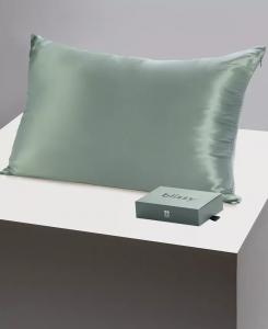 Шелковая наволочка 22 Момми, Король Blissy, зеленый