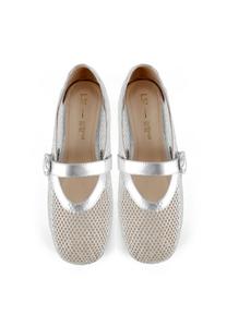 Балетки SPEND MY DAY L37, серебро