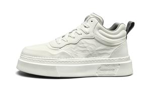 HLA Повседневные мужские туфли средней высоты. Белый, бежевый, черный