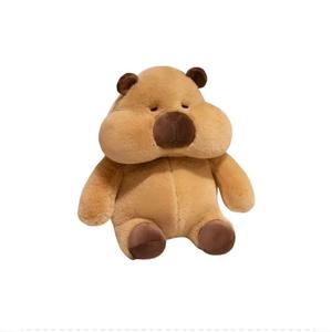 Плюшевая игрушка милая капибара и хаски, высота 23см/35см/45см OUYIN