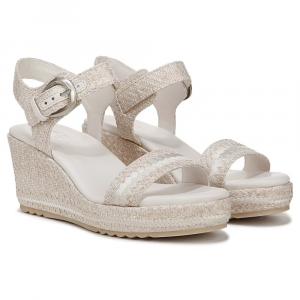 Stella 4 туфли-босоножки на танкетке Naturalizer, eggshell beige raffia