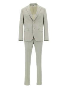 Manuel Ritz костюм с однобортным пиджаком, серый