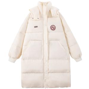 Пуховик женский Unifree, флис 90 бежево-белый