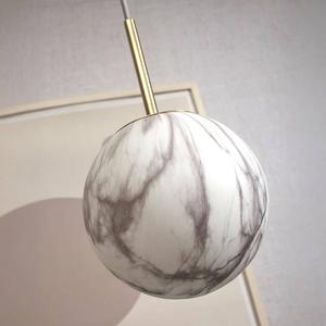 Подвесной светильник it's about RoMi Carrara Typ C, стекло золотого цвета - 16 х 28 х 16 см