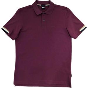 HUGO BOSS Поло мужское темно-красное