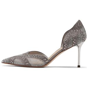 Туфли женские на высоком каблуке 73Hours, серый