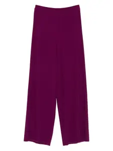 Широкие брюки в рубчик Forte Forte, фиолетовый