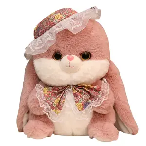 Пасторальный кролик плюшевая игрушка высота 25см/35см/48см Howard, розовый