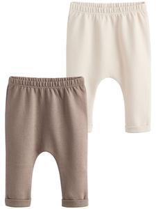 Узкие леггинсы Next, цвет Light beige/Chocolate