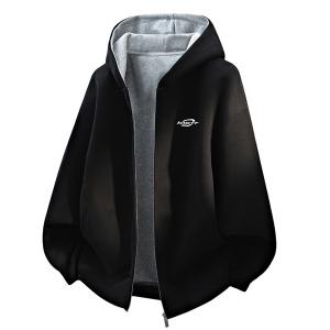 Толстовка Unisex Hooded Moderate Cardigan X1617, черный top