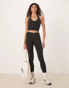 Бесшовные леггинсы Sculpt с облегающим лифом, черного цвета Tala