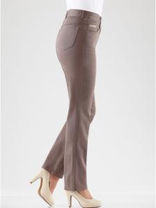 Джинсы с пятью карманами серо-коричневого цвета WITT WEIDEN