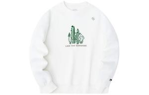 Свитшот Life Collection унисекс цвета слоновой кости и белого цвета Anta, белый