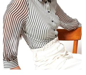 Блуза Pia 3/4 в классическую полоску DESOTO, цвет classic stripe