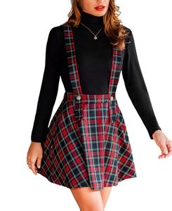 Женская мини-юбка в клетку "Новая глава" Cupshe, Red