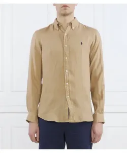 Рубашка Лниана Slim fit Polo Ralph Lauren, бежевый