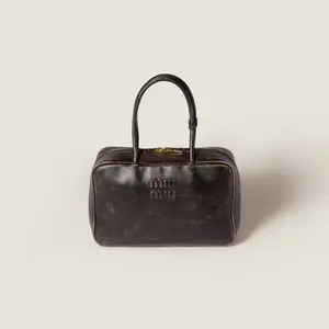 Сумка Beau из наппы MIU MIU, коричневый