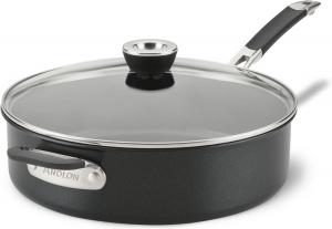 Сковорода - сотейник Anolon с крышкой, 4731 мл, черный