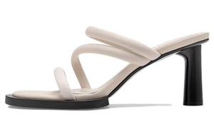 Слипоны женские TOOMANYSHOES, Экрю