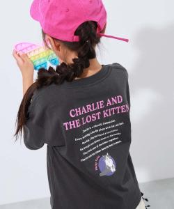 Детская футболка с коротким рукавом и крупным силуэтным принтом Devil Lab, 100% хлопок, коллекция весна/лето 2015 Devirock, цвет 014-Cat-Black