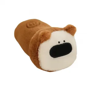 Плюшевый кулон-брелок в виде щенка с большим носом и фонариком, высота 10см Love of wormwood, коричневый