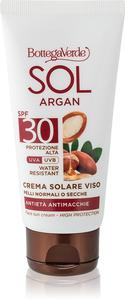 Солнцезащитный крем Sol Argan для осветления темных пятен Bottega Verde, spf 30 50 мл