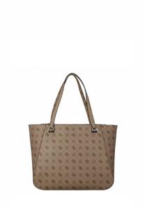 Сумка-шоппер Guess CALEBRA SHOPPER, Latte Logo/Brown