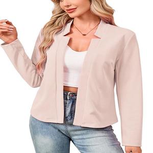 Женский кардиган-блейзер с квадратным вырезом однотонный приталенный элегантный для офиса Clearflower, Khaki