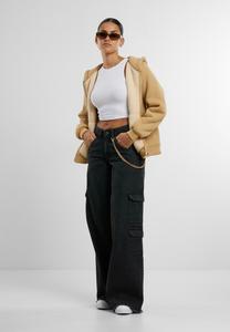 Толстовка на молнии BONDED SHERPA Urban Classics, бежевый