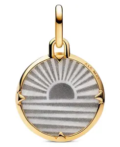 Подвески-Медальоны «Восход солнца» Pandora, white