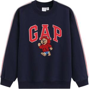 Детский свитшот с круглым вырезом Moderate GAP, marine синий