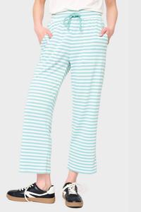 Женские укороченные брюки Serene Mornings с широкими штанинами в полоску цвета мимозы Gibsonlook, Mimosa Stripe