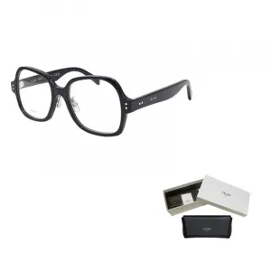 CELINE Пластиковая оправа квадратной формы для очков женская, Black