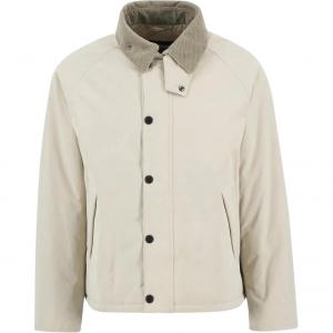 Стеганая куртка с вельветовым воротником Barbour, белый