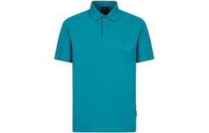 Рубашка поло мужская небесно-голубая Armani Exchange, голубой