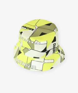 Шляпа с ретро-узором по всей поверхности Archivio, цвет Yellow(149)