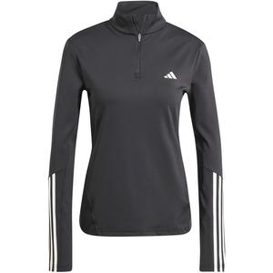 Тренировочный комбинезон Rolli Hyperglam с застежкой-молнией на четверть талии Adidas, черный