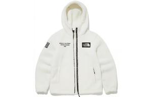 Бархатная куртка унисекс белая The North Face, белый