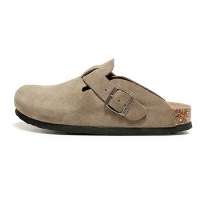 Сабо с закрытым носком унисекс Golofi, коричневый