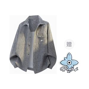 Рубашка женская Lapel Moderate WARRIOR, черный серый[comes with merch+scented sachet charm]