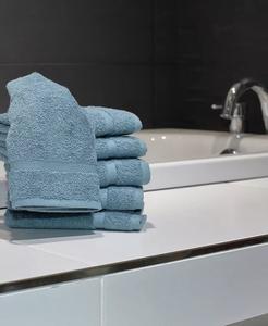 Набор полотенец Linum Home Дензи из турецкого хлопка 12 шт, синий