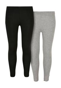 Леггинсы 2-Pack Urban Classics, цвет black grey
