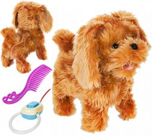 Интерактивная собака на поводке + расческа. Natalia