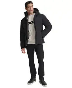 Мужская утепленная куртка Mixed-Media DKNY, черный