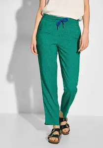 Брюки Cecil Jogger, средняя талия, зеленый