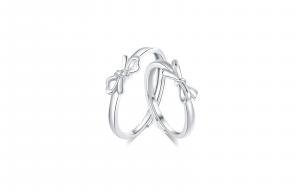 MISS TOOYA Кольцо из чистого серебра S999 унисекс