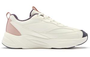 Кроссовки женские с низким верхом цвета слоновой кости/микрокристаллическая пудра Qiaodan, цвет Ivory/microcrystalline powder